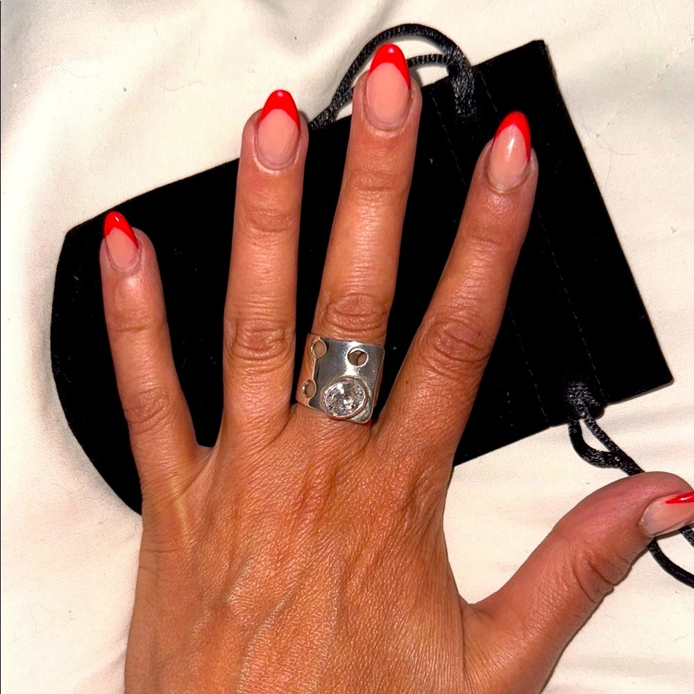 Silver Statement Ring from the Silver Room Chicago
